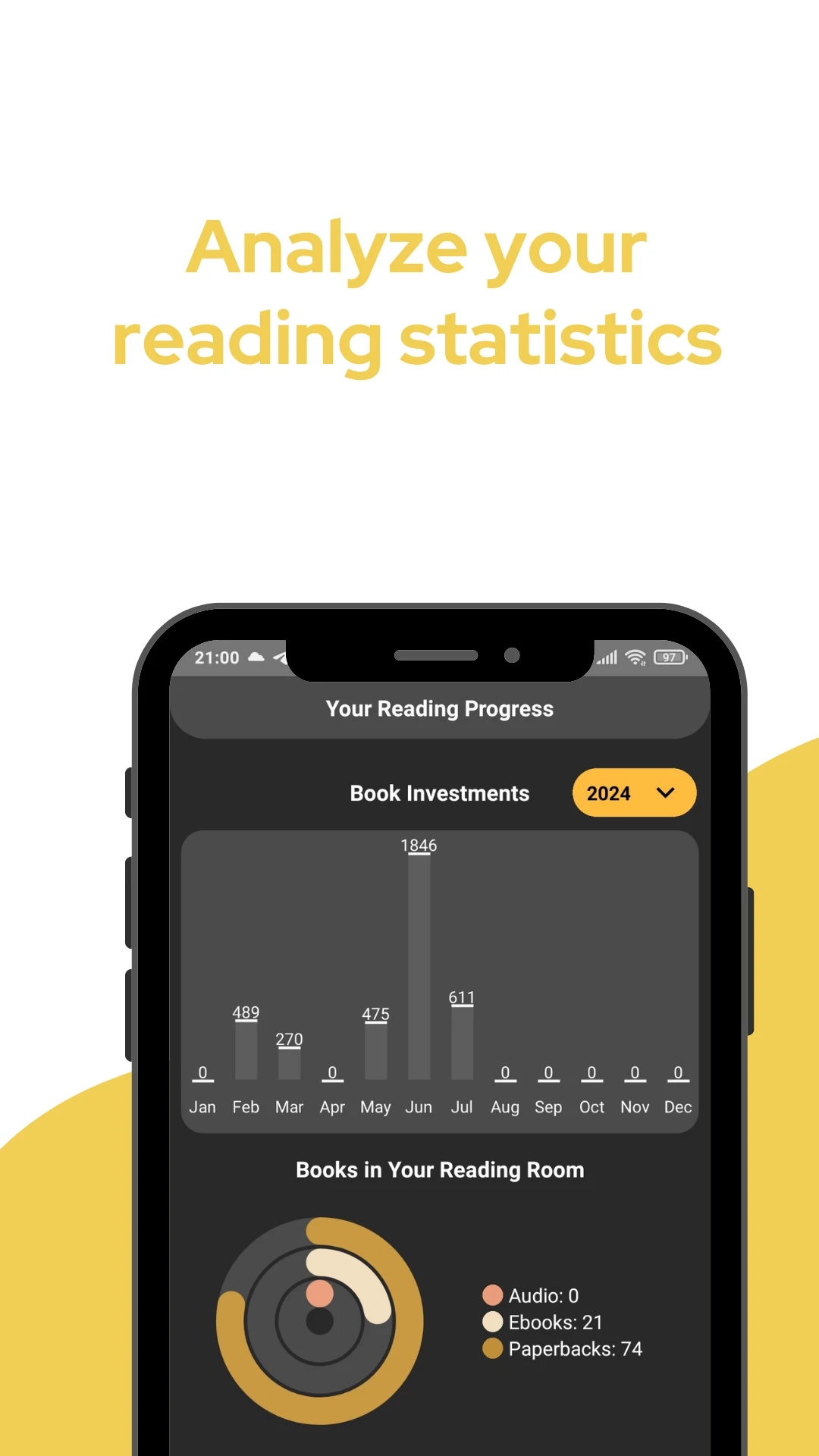 Month Read - reading tracker screenshot